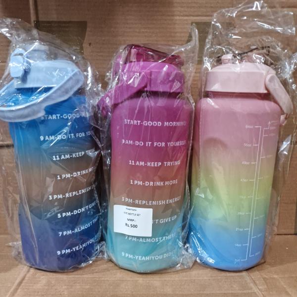 3 PC BOTTLE SET